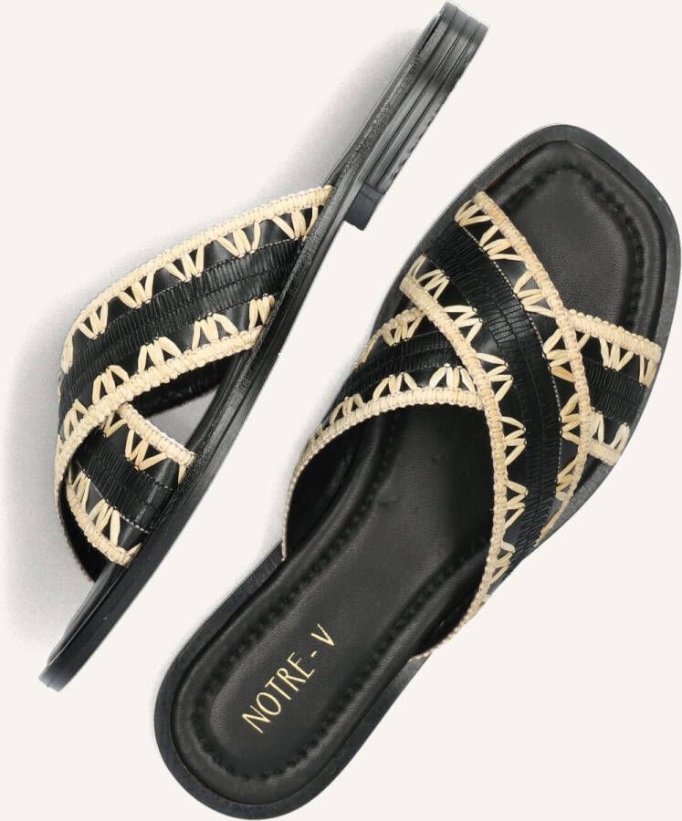 Notre-V 23172 Slippers Dames Zwart - Foto 2