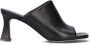 Notre-v Elegante Zwarte Leren Muiltje Black Dames - Thumbnail 2
