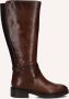 Notre-V 2fly326 Laarzen Leer Dames Cognac - Thumbnail 2