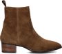 Notre-V 3221 Enkellaarsjes Enkelboots met rits Dames Cognac - Thumbnail 8