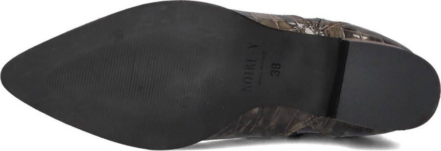 Notre-V 3231 Enkellaarsjes Enkelboots met rits Dames Grijs