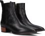 Notre-V 3231 Enkellaarsjes Enkelboots met rits Dames Zwart - Thumbnail 9