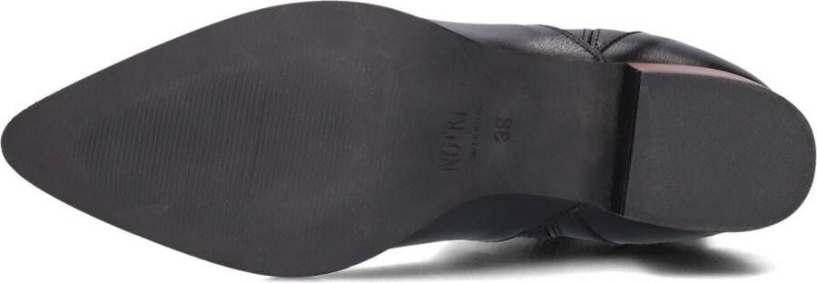 Notre-V 3231 Enkellaarsjes Enkelboots met rits Dames Zwart