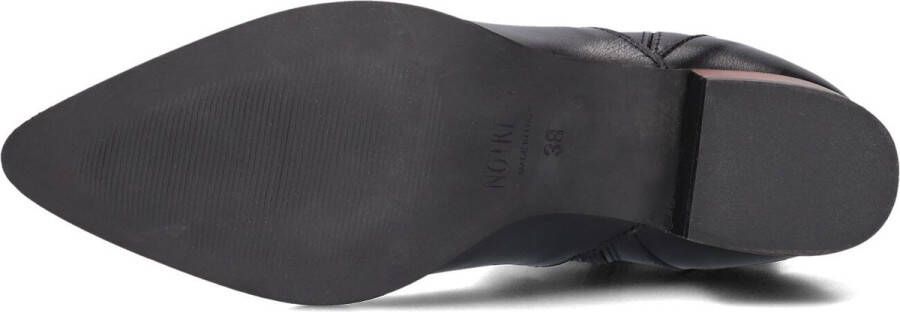 Notre-V 3231 Enkellaarsjes Enkelboots met rits Dames Zwart