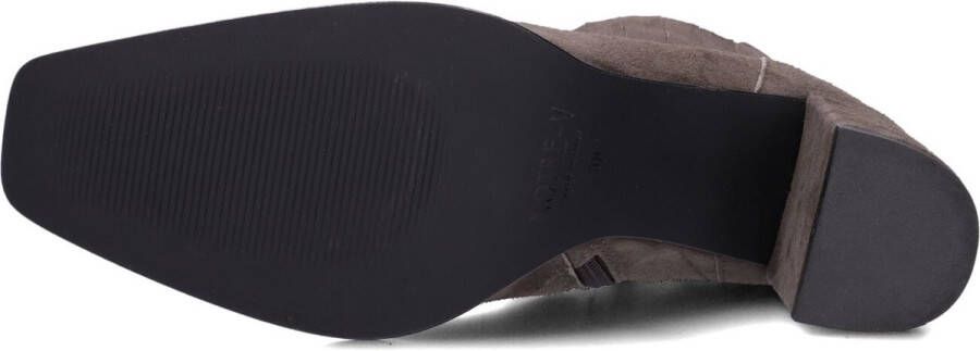 Notre-V 33028 Enkellaarsjes Enkelboots met rits Dames Bruin