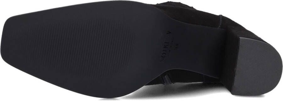 Notre-V 33028 Enkellaarsjes Enkelboots met rits Dames Zwart