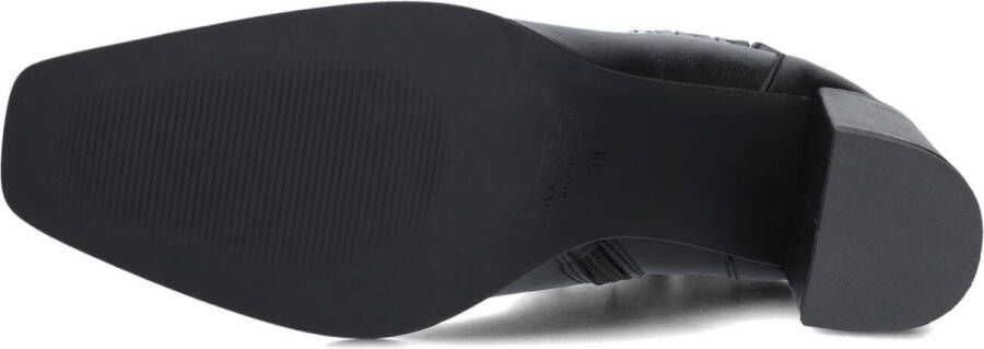 Notre-V 33028 Enkellaarsjes Enkelboots met rits Dames Zwart
