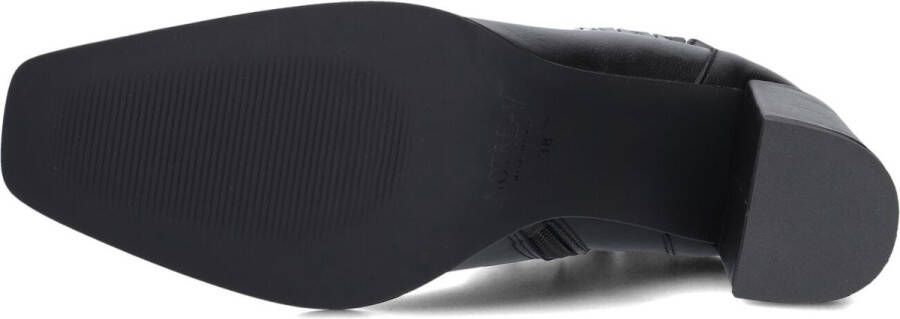 Notre-V 33028 Enkellaarsjes Enkelboots met rits Dames Zwart