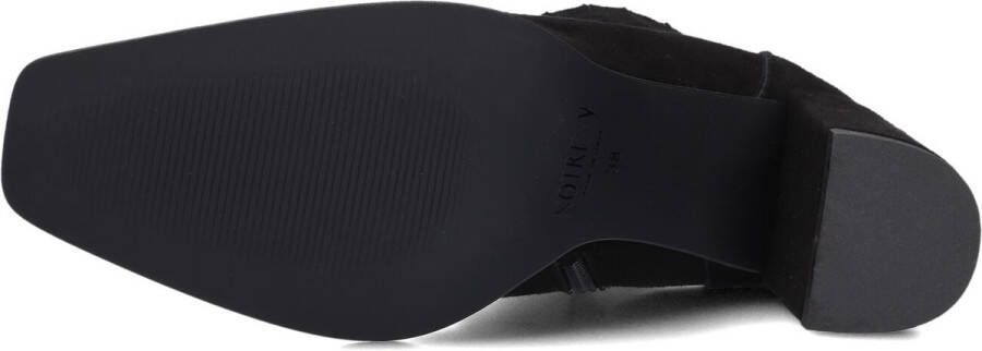Notre-V 33028 Enkellaarsjes Enkelboots met rits Dames Zwart