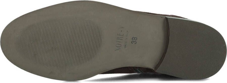 Notre-V 3422 Enkellaarsjes Enkelboots met rits Dames Bruin