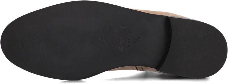 Notre-V 3422 Enkellaarsjes Enkelboots met rits Dames Taupe