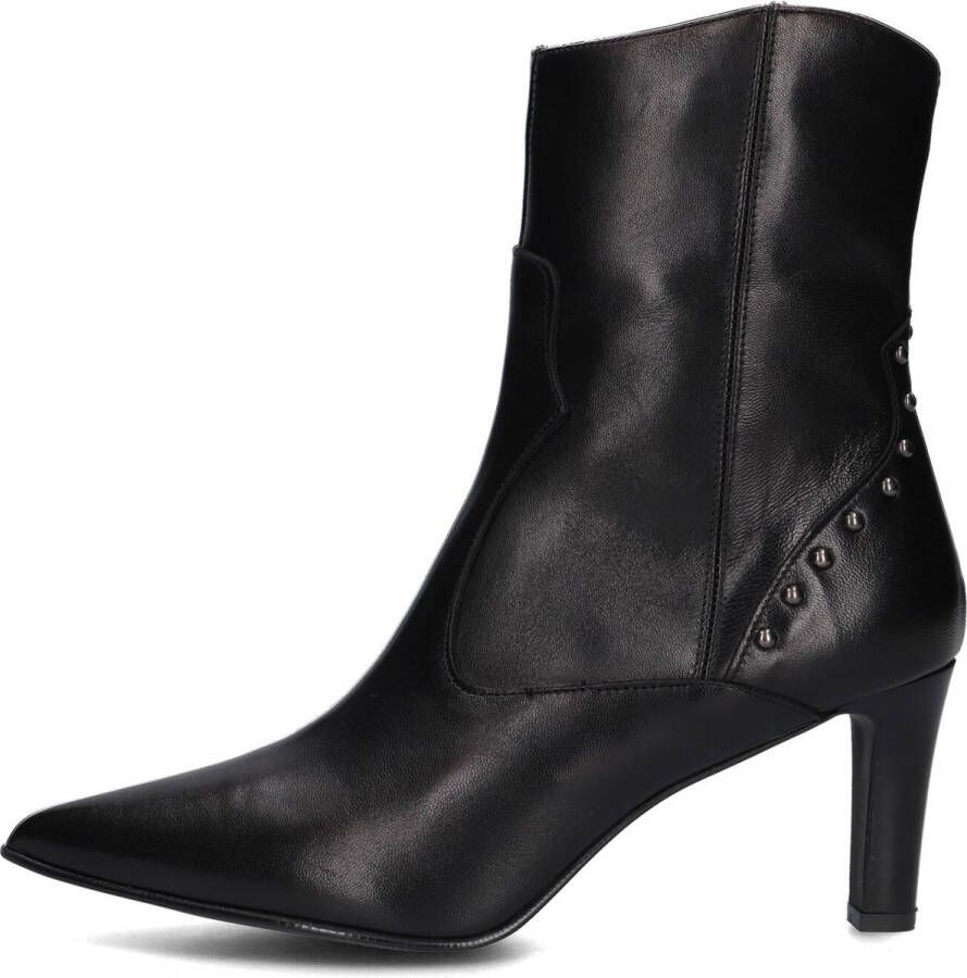 Notre-V 38259 Enkellaarsjes Enkelboots met rits Dames Zwart