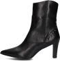 Notre-V 38259 Enkellaarsjes Enkelboots met rits Dames Zwart - Thumbnail 2