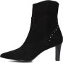 Notre-V 38259 Enkellaarsjes Enkelboots met rits Dames Zwart - Thumbnail 2