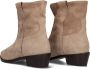 Notre-V 39445 Laarzen Suède Dames Beige - Thumbnail 8