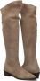 Notre-V 394492 Laarzen Suède Dames Taupe - Thumbnail 10