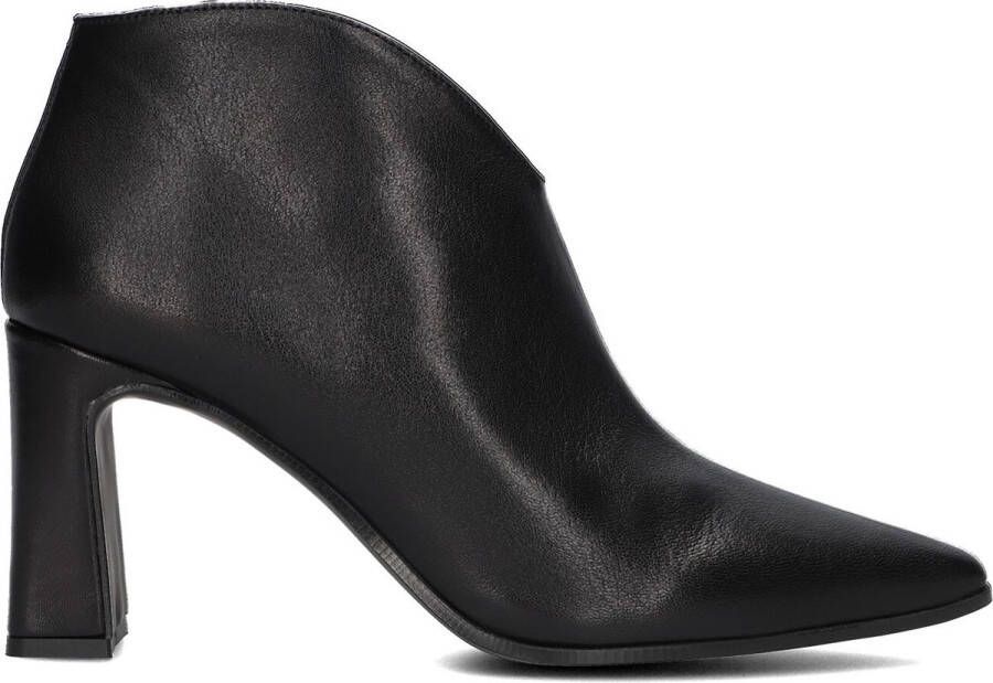 Notre-V 41029 Enkellaarsjes Enkelboots met rits Dames Zwart