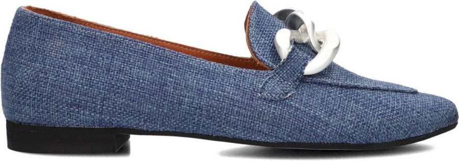 Notre-V 4605 Loafers Dames Instappers Blauw