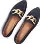 Notre-V 4605 Loafers Instappers Dames Donkerblauw - Thumbnail 7