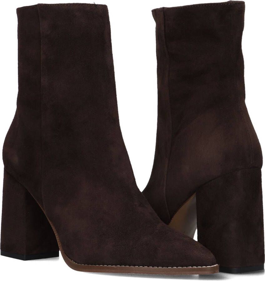 Notre-V 46936 Enkellaarsjes Enkelboots met rits Dames Bruin - Foto 2