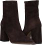 Notre-V 46936 Enkellaarsjes Enkelboots met rits Dames Bruin - Thumbnail 2