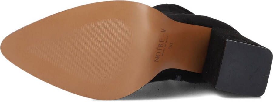 Notre-V 46936 Enkellaarsjes Enkelboots met rits Dames Zwart