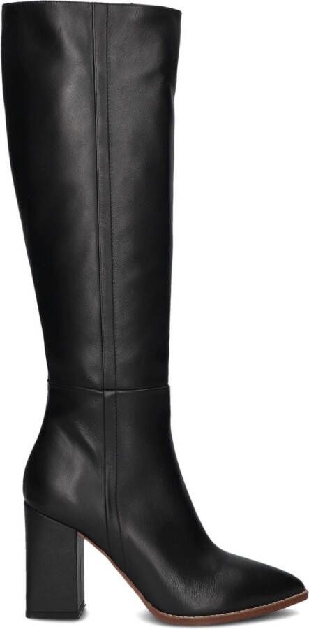 Notre-V 46994 High Laarzen Leer Dames Zwart