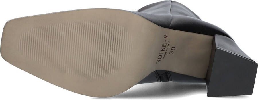 Notre-V 48236 Enkellaarsjes Enkelboots met rits Dames Zwart - Foto 5