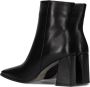 Notre-V 48236 Enkellaarsjes Enkelboots met rits Dames Zwart - Thumbnail 2