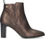 Notre-V Notre V 224838 Enkellaarsjes Enkelboots met rits Dames Brons - Thumbnail 2