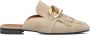 Notre-v Beige Suède Fringe Muiltjes Beige Dames - Thumbnail 8