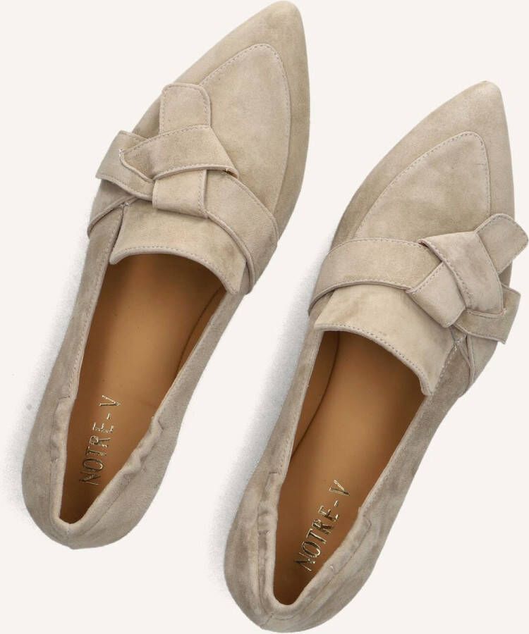 Notre-V 5672 Loafers Dames Instappers Beige