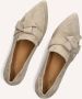 Notre-V 5672 Loafers Instappers Dames Beige - Thumbnail 2