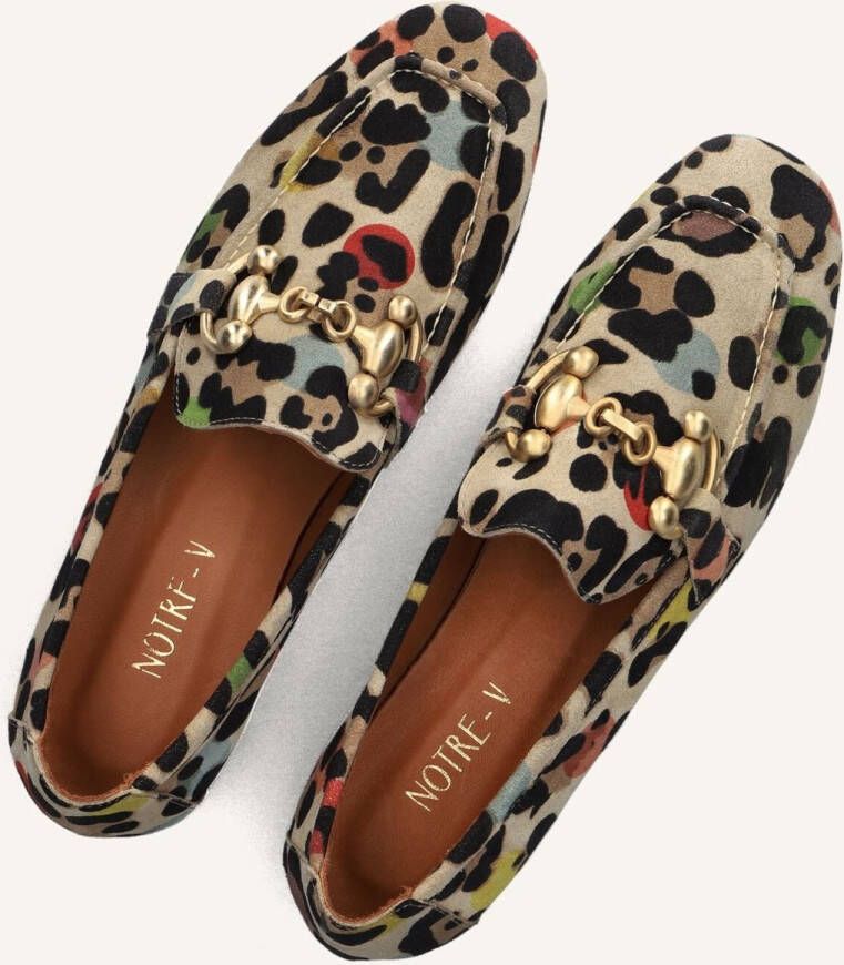 Notre-V 6112 Loafers Dames Instappers Beige