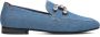 Notre-V 6112 Mocassins Instappers Dames Blauw - Thumbnail 9
