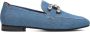 Notre-V 6112 Mocassins Instappers Dames Blauw - Thumbnail 10