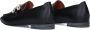 Notre-V 6112 Mocassins Instappers Dames Zwart - Thumbnail 11