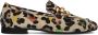 Notre-V 6112 Loafers Suède Instapper Dames Beige - Thumbnail 2
