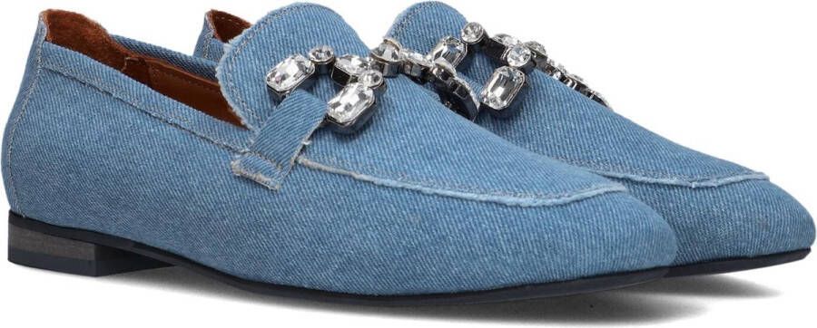 Notre-V 6112 Mocassins Instappers Dames Blauw