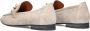 Notre-v Beige Suède Mocassins met Gouden Detail Beige Dames - Thumbnail 2