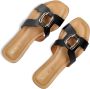 Notre-V Notre V 612g Slippers Dames Zwart - Thumbnail 7