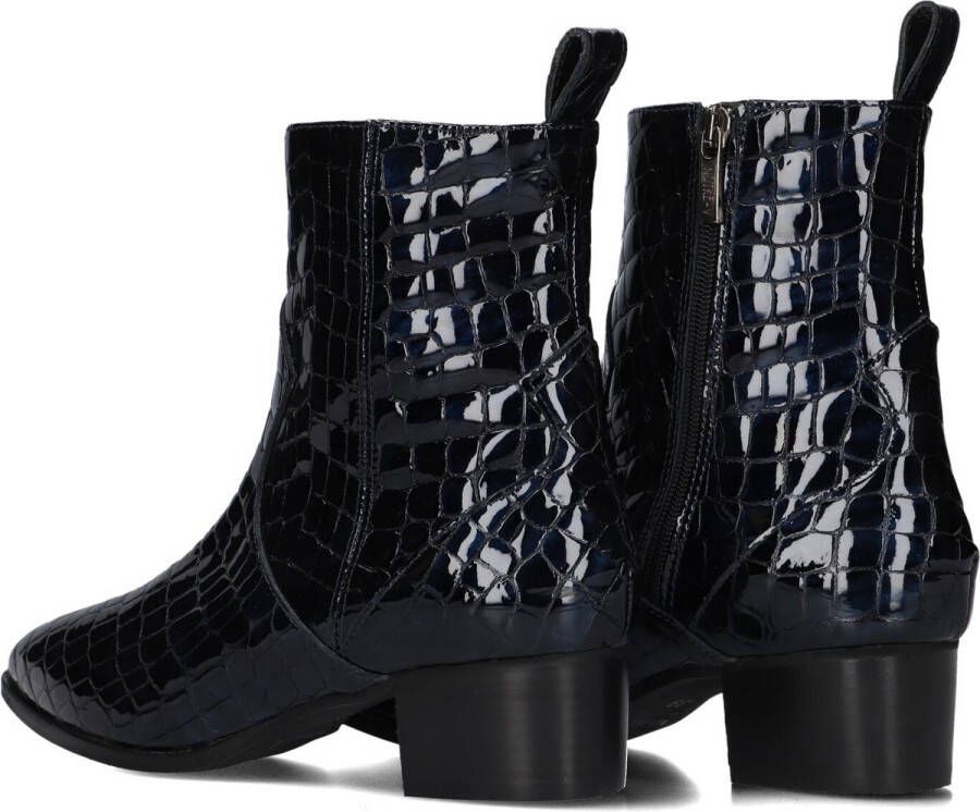 Notre-V 63231 Enkellaarsjes Enkelboots met rits Dames Blauw - Foto 2
