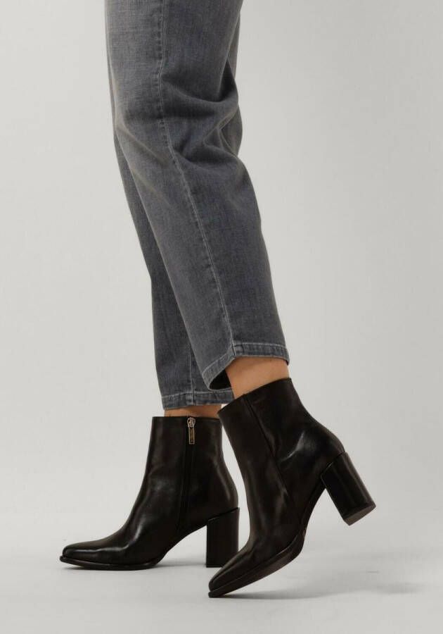 Notre-V 67034 Enkellaarsjes Enkelboots met rits Dames Zwart