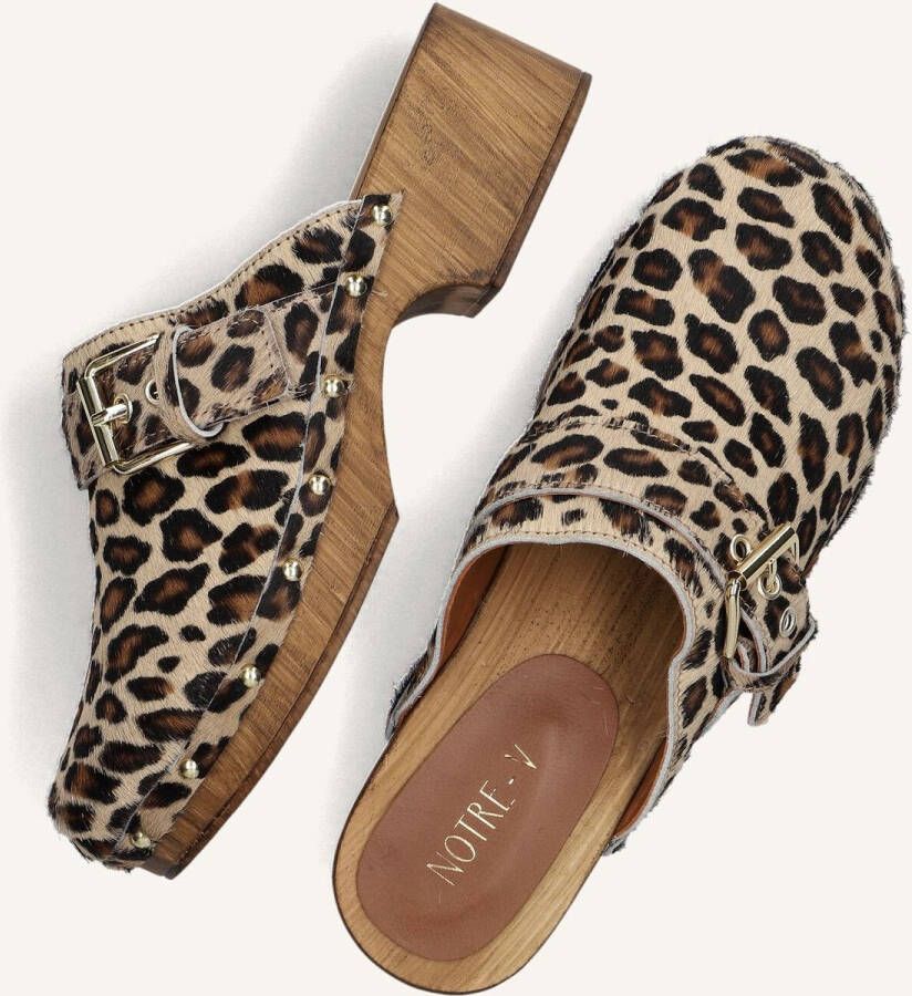 Notre-V 7743 Clogs Dames Bruin