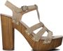 Notre-V Notre V 7946 Sandalen Dames Beige - Thumbnail 2