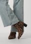 Notre-v Beige Suède Enkellaarzen met Dierenprint Beige Dames - Thumbnail 10