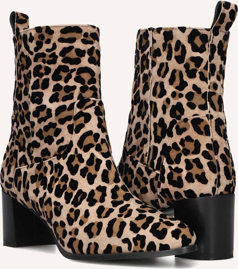 Notre-V 8543 Enkellaarsjes Enkelboots met rits Dames Beige - Foto 2