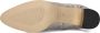 Notre-V 8543 Enkellaarsjes Enkelboots met rits Dames Goud - Thumbnail 2