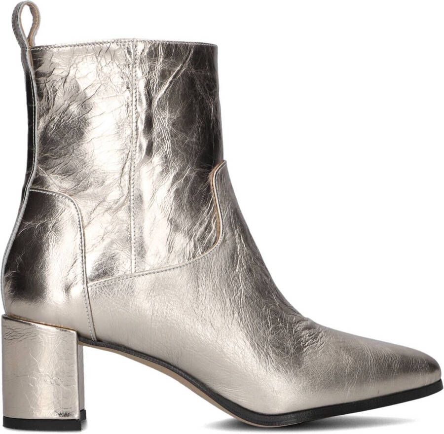 Notre-V 8543 Enkellaarsjes Enkelboots met rits Dames Goud