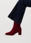 Notre-V 8543 Enkellaarsjes Enkelboots met rits Dames Rood - Thumbnail 9